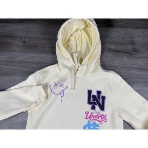 Highly Undrtd Mens 'Always in my Bag' Hoodie Sweatshirt Size Medium Light Yellow
